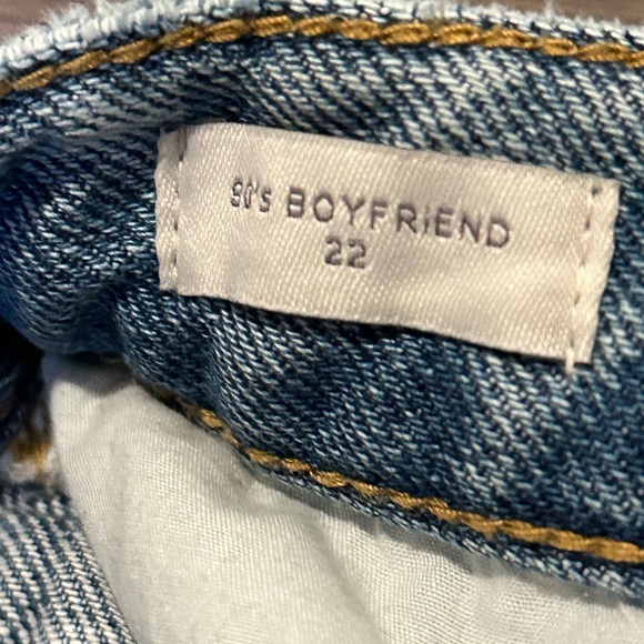 Pacsun’s Boyfriend Denim Ripped Blue Jeans - Picture 3 of 3